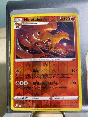 Ninetales 025/192 - Pokemon Sword & Shield Rebel Clash Rare Trading Card